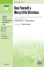 Have Yourself a Merry Little Christmas TTBB choral sheet music cover Thumbnail